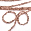 AAA+ Andusalite Gemstone 3mm Rondelle Micro Faceted Beads | 13" Strand | Natural Brown Andusalite Semi Precious Gemstone Beads for Jewelry - Image 3