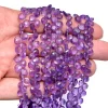 Natural Amethyst Gemstone Heart Briolette | 5mm, 6mm, 7mm Faceted Beads 8inch Strand | AAA+ Amethyst Semi Precious Gemstone Loose Briolettes - Image 3