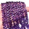 AAA+ Amethyst Gemstone 5mm-8mm Heart Briolette Faceted Beads | 8inch Strand | Deep Purple Amethyst Semi Precious Gemstone Loose Briolettes - Image 4