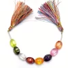 Extremely Rare Multi Zircon 8x10mm Oval Concave Cut Beads | AAA+ Mix Colors Zirconia Semi Precious Gemstone Oval Cut Briolettes Loose Beads - Image 2