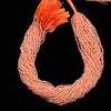 Peach Moonstone Gemstone 2mm- 2.5mm Faceted Rondelle Beads | 13inch Strand | Natural AAA Moonstone Semi Precious Gemstone Beads for Jewelry - Image 2
