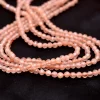 Peach Moonstone Gemstone 2mm- 2.5mm Faceted Rondelle Beads | 13inch Strand | Natural AAA Moonstone Semi Precious Gemstone Beads for Jewelry