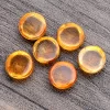 Natural Citrine Gemstone 9mm Round Cabochon | AAA+ Citrine Semi Precious Gemstone Flat Back Smooth Cabs | Citrine Loose Gemstone Cabochon - Image 2