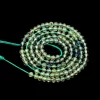 AAA+ Green Sapphire 2mm-3mm Precious Gemstone Micro Beads | 13inch Strand | Natural Multi Green Sapphire Precious Gemstone Faceted Rondelle - Image 4