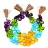 Mix Color Quartz Gemstone Smooth Heart Briolette | 12mm-13mm Beads 9inch Strand | Jewelry Making Supplies | Hydro Quartz Semi Precious Beads