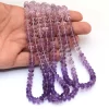 AAA+ Amethyst Gemstone 7mm-8mm Faceted Rondelle Beads | 16inch Strand | Natural Multi Amethyst Semi Precious Gemstone Shaded Strand - Image 4