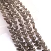 AAA+ Grey Moonstone Tulip Flower Buds Drops Briolette | 6inch Strand | Natural Moonstone Gemstone Diagonal Drill Teardrop Fancy Loose Beads