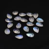 AAA+ Blue Fire Moonstone Faceted Pear Briolette | 8x12mm Calibrated Loose Beads | Natural Rainbow Moonstone Semiprecious Gemstone Pear Beads
