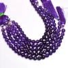 AAA+ Multi African Amethyst 7mm-9mm Round Faceted Beads | 7inch Strand | Purple Amethyst Semi Precious Gemstone Round Beads for Jewelry - Image 5