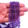 AAA+ Natural Amethyst Tulip Flower Buds Drops Briolette | 6" Strand | Purple Amethyst Gemstone Diagonal Drill Faceted Teardrop Fancy Beads - Image 7