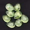 AAA Prehnite 10x14mm Pear Cabochon | Natural Prehnite Loose Semi Precious Gemstone Pear Cabochons | Gemstone Cabs | Jewelry Making Supplies
