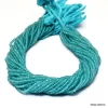 AAA Sky Apatite 3mm-4mm Faceted Rondelle Beads | 13inch Strand | Sea Blue Apatite Natural Semi Precious Gemstone Beads for Jewelry Making - Image 2