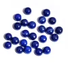 Lapis Lazuli Gemstone 6mm Round Smooth Cabochon Lot | AAA+ Blue Lapis Natural Semi Precious Gemstone Loose Flat Back Cabochon for Jewelry
