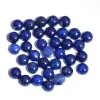 Lapis Lazuli Gemstone 6mm Round Smooth Cabochon Lot | AAA+ Blue Lapis Natural Semi Precious Gemstone Loose Flat Back Cabochon for Jewelry - Image 2