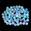 AAA+ Ethiopian Welo Opal 4mm Multi Fire Round Cabochon | Natural Ethiopian Opal Loose Gemstone Flat Back Cabochon | Welo Opal Gemstone Lot - Image 3