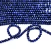 Blue Sapphire 3mm Faceted Rondelle Beads | Natural Sapphire Dyed Corundum Precious Gemstone Loose Beads for Jewelry Supplies | 13inch Strand - Image 2