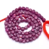Natural AAA+ Burma Ruby 4mm Faceted Cube Beads | Rare Ruby Precious Gemstone Loose 3D Box Beads for Jewelry Making Supplies | 13inch Strand - Image 4