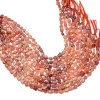 AAA+ Red Jade Gemstone 6mm-8mm Faceted Nuggets Beads | Natural Multi Jade Tumbled Semi Precious Gemstone Loose Beads for Jewelry | 7" Strand - Image 2