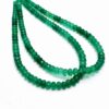 AAA+ Green Onyx Gemstone 4mm-7mm Faceted Rondelle Beads | 10inch Strand | Natural Multi Green Onyx Semi Precious Gemstone Beads for Jewelry