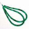 AAA+ Green Onyx Gemstone 4mm-7mm Faceted Rondelle Beads | 10inch Strand | Natural Multi Green Onyx Semi Precious Gemstone Beads for Jewelry - Image 2