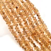 AAA+ Beer Whisky Quartz Gemstone 6x4mm Faceted Teardrop Briolette Beads | 6" Strand | Natural Honey Quartz Semiprecious Gemstone Loose Drops