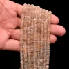 AAA+ Gold Rutilated Quartz 5mm-6mm Smooth Heishi / Tyre Rondelle Beads | 16inch Strand | Natural Golden Rutile Gemstone Loose Coin Beads - Image 3