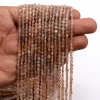 AAA+ Multi Moonstone Gemstone 4mm Coin Briolette Faceted Beads | 13" Strand | Natural Moonstone Semi Precious Gemstone Loose Fancy Beads - Image 2