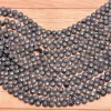 AAA+ Celestial Quartz 6mm-8mm Heart Briolette Faceted Beads | 8inch Strand | Natural Black Fire Sunstone Semi Precious Gemstone Loose Beads