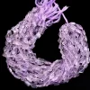AAA Pink Amethyst 11mm-13mm Faceted Nuggets Beads | Amethyst Gemstone Step Cut Tumbled | Natural Semi Precious Rare Beads for Jewelry Making