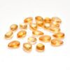 AAA+ Citrine Gemstone Faceted Pear Briolettes | 8x12mm Calibrated Loose Beads | Citrine Semi Precious Gemstone Pear Briolette Beads