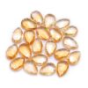 AAA+ Citrine Gemstone Faceted Pear Briolettes | 8x12mm Calibrated Loose Beads | Citrine Semi Precious Gemstone Pear Briolette Beads - Image 3