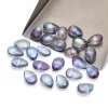 AAA+ Fluorite Gemstone Faceted Pear Briolette | 8x12mm Calibrated Loose Beads | Multi Fluorite Semi Precious Gemstone Pear Briolette Beads - Image 2
