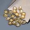 AAA+ Citrine Gemstone Faceted Pear Briolettes | 8x12mm Calibrated Loose Beads | Citrine Semi Precious Gemstone Pear Briolette Beads - Image 2