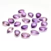AAA+ Amethyst Gemstone Faceted Pear Briolettes | 8x12mm Calibrated Loose Beads | Amethyst Semi Precious Gemstone Pear Briolette Beads