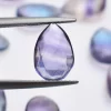 AAA+ Fluorite Gemstone Faceted Pear Briolette | 8x12mm Calibrated Loose Beads | Multi Fluorite Semi Precious Gemstone Pear Briolette Beads - Image 3