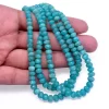 AAA+ Amazonite 5mm-8mm Faceted Rondelle Beads | 10inch Strand | Natural Green Amazonite Semi Precious Gemstone Rondelle Beads for Jewelry - Image 2
