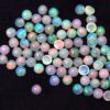 AAA+ Ethiopian Opal Fire 4mm Round Cabochon | Natural Ethiopian Welo Opal Multi Fire Loose Gemstone Flat Back Cabs | Welo Opal Gemstone Lot