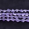 AAA+ Pink Amethyst 8mm-10mm Faceted Nuggets Beads | Natural Amethyst Cut Tumbled Semi Precious Gemstone Loose Beads for Jewelry | 7" Strand - Image 2