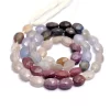 AAA+ Multi Sapphire Corundum 7x5mm Oval Faceted Beads | 13inch Strand | Natural Corundum Precious Gemstone Oval Beads for Jewelry Making - Image 4