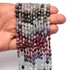 AAA+ Multi Sapphire Corundum 7x5mm Oval Faceted Beads | 13inch Strand | Natural Corundum Precious Gemstone Oval Beads for Jewelry Making - Image 2