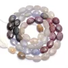 AAA+ Multi Sapphire Corundum 7x5mm Oval Faceted Beads | 13inch Strand | Natural Corundum Precious Gemstone Oval Beads for Jewelry Making - Image 3