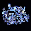AAA White Rainbow Moonstone 3x4mm / 3x5mm Oval Cabochon | Flashy Bluish Shimmer Moonstone Natural Semi Precious Loose Gemstone Cabochon Lot - Image 3