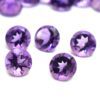 AAA+ Amethyst 4mm, 5mm, 6mm Round Cut Stone | Natural African Amethyst Semi Precious Gemstone Faceted Loose Round Cut Stone Lot for Jewelry - Image 2