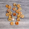 Natural Citrine Gemstone 4mm Round Cabochon | Citrine Semi Precious Gemstone Flat Back Smooth Cabochon | Citrine Loose Gemstone Cabochon - Image 2