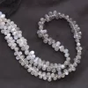 AAA+ Grey Moonstone 6x4mm Teardrop Briolette Beads | 7inch Strand | Natural Moonstone Semi Precious Gemstone Faceted Drops Shaded Strand - Image 2