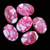 Pink Opal Oval Loose Cabochon | SYNTHETIC Pink Opal Gemstone Cabs | AAA+ Peruvian Pink Opal Semi Precious Gemstone Loose Oval Cabochon Lot - Image 2