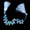 AAA+ Ethiopian Opal Teardrop Briolette, Welo Fire Opal Gemstone Teardrop Briolette Beads | Natural Ethiopian Welo Fire Opal Gemstone Drops - Image 2