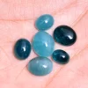 AAA+ Extremely Rare Grandidierite Gemstone 8mm-12mm Oval Cabochon Lot | Natural Grandidierite Semi Precious Gemstone Smooth Flat Back Cabs