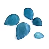 AAA+ Extremely Rare Grandidierite Gemstone 10mm-18mm Pear Cabochon Lot | Natural Grandidierite Semi Precious Gemstone Smooth Flat Back Cabs - Image 2