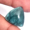 28 Carats Big Cabochon - Grandidierite Gemstone 22mm Trillion Loose Cabochon | Natural Grandidierite Semiprecious Gemstone Flat Back Cabochon - Image 3